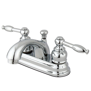 Kingston Brass KB2601KL 4 in. Centerset Bathroom Faucet, Polished Chrome