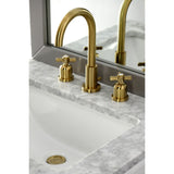 Fauceture FSC8923ZX Millennium Widespread Bathroom Faucet, Brushed Brass