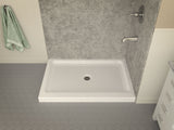 ANZZI SB-AZ022L Port 36 x 48  in. Double Threshold Shower Base in White