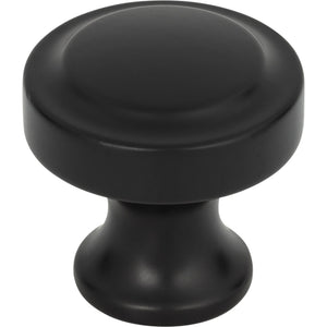 Atlas Homewares Bradbury Knob 1 1/4 Inch Matte Black