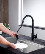 ANZZI KF-AZ213ORB Somba Single-Handle Pull-Out Sprayer Kitchen Faucet in Oil Rubbed Bronze
