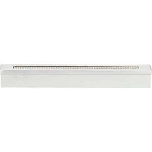Atlas Homewares Crystal Bar Inset Thin Pull 3 3/4 Inch (c-c) Matte Chrome