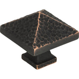 Atlas Homewares Craftsman Square Knob 1 1/4 Inch Venetian Bronze