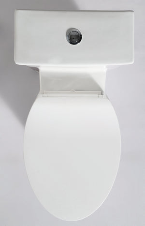 EAGO TB377 ADA Compliant One Piece Single Flush Toilet