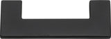 Atlas Homewares U Turn Pull 2 1/2 Inch (c-c) Matte Black