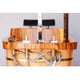 ALFI brand AB1148 59" Free Standing Wooden Bathtub with Chrome Tub Filler