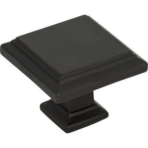 Atlas Homewares Sutton Place Square Knob 1 1/4 Inch Modern Bronze