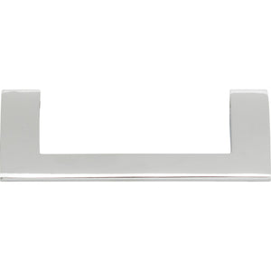 Atlas Homewares Angled Drop Pull 3 3/4 Inch (c-c) Polished Chrome