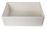 ALFI brand AB510-B Biscuit 30" Contemporary Smooth Apron Fireclay Farmhouse Kitchen Sink