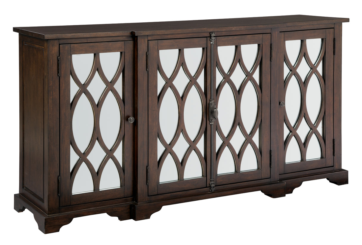 Hekman 28448 Accents 66.25in. x 18.25in. x 36.25in. Entertainment Console