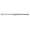 ALFI brand 59" Brushed Stainless Steel Linear Shower Drain with Groove Holes