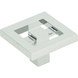 Atlas Homewares Nobu Square Knob 1 3/8 Inch Polished Chrome