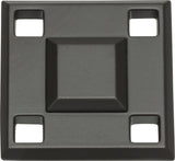 Atlas Homewares Modern Craftsman Square Knob 1 5/16 Inch Aged Bronze