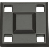 Atlas Homewares Modern Craftsman Square Knob 1 5/16 Inch Aged Bronze