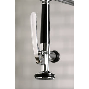 Gourmetier LS8501CTL Continental Single-Handle Pre-Rinse Kitchen Faucet, Polished Chrome