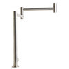 ALFI brand AB5018-BSS Brushed Stainless Steel Retractable Pot Filler Faucet