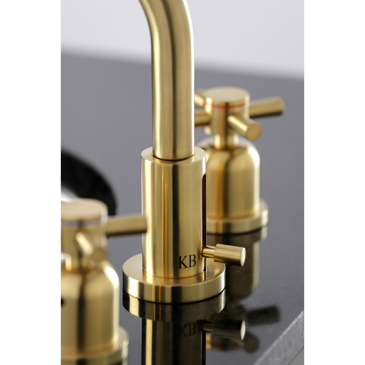 Fauceture FSC8953DX 8 in. Widespread Bathroom Faucet, Brushed Brass