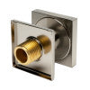 ALFI brand AB3820-BN Brushed Nickel 2" Square Adjustable Shower Body Spray