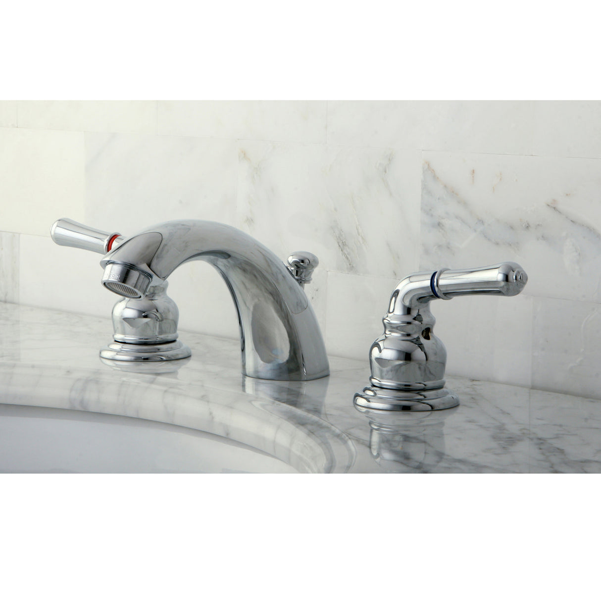 Kingston Brass KB951 Magellan Mini-Widespread Bathroom Faucet, Polished Chrome