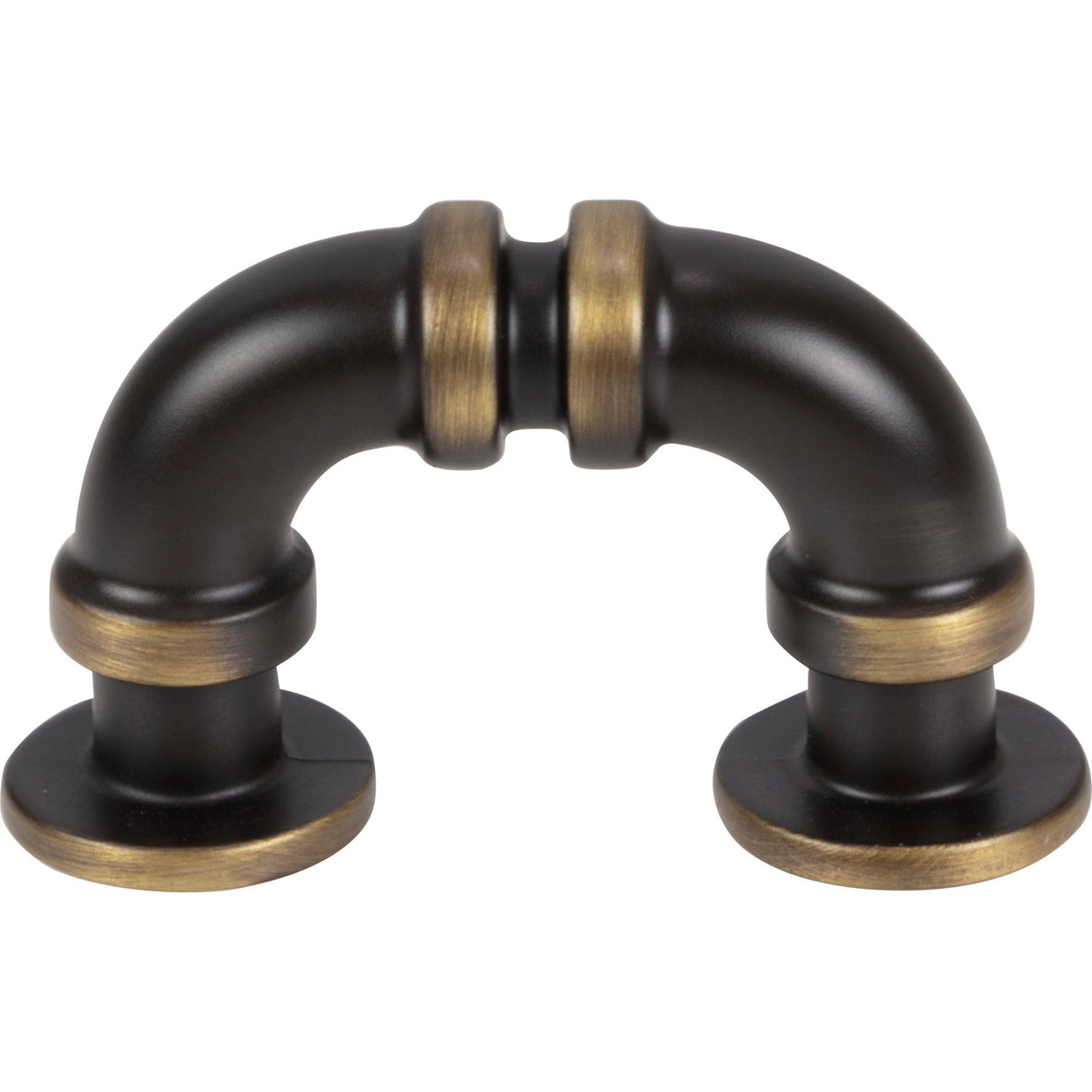 Atlas Homewares Steam Punk Finger Pull 1 5/16 Inch (c-c) Cafe Bronze