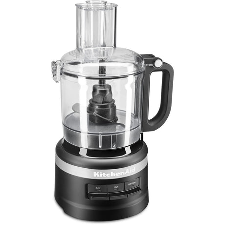 Kitchen Aid KFP0718BM 7-Cup Food Processor w/ Slice-Shred Blade, Easy Store