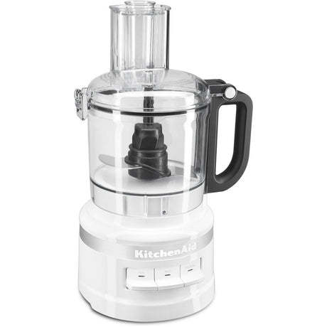 Kitchen Aid KFP0718WH 7-Cup Food Processor w/ Slice-Shred Blade, Easy Store