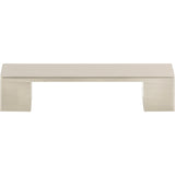 Atlas Homewares Wide Square Pull 3 3/4 Inch (c-c) Brushed Nickel