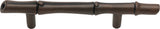 Atlas Homewares Bamboo Pull 3 Inch (c-c) Rust