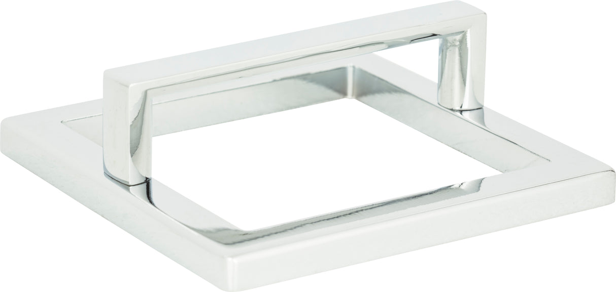 Atlas Homewares Tableau  Square Base and Top 3 Inch (c-c) Polished Chrome