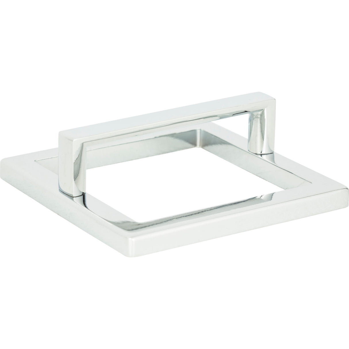 Atlas Homewares Tableau  Square Base and Top 3 Inch (c-c) Polished Chrome