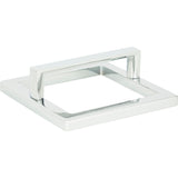 Atlas Homewares Tableau  Square Base and Top 3 Inch (c-c) Polished Chrome