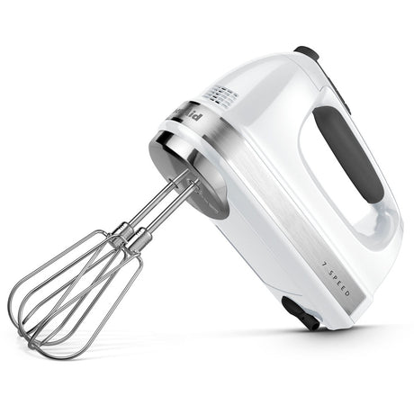 Kitchen Aid KHM7210WH 7-Speed Hand Mixer - Stainless Steel Turbo Beater