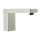 ALFI brand AB2322-PC Polished Chrome Deck Mounted Tub Filler and Square Hand Held Shower Head