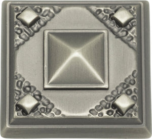 Atlas Homewares Craftsman Knob 1 1/4 Inch Pewter