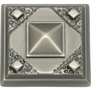 Atlas Homewares Craftsman Knob 1 1/4 Inch Pewter