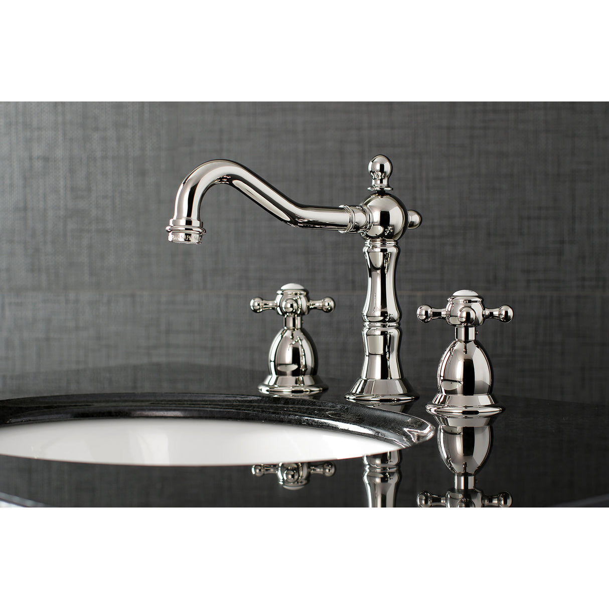 Kingston Brass KS1976BX 8 in. Widespread Bathroom Faucet, Polished Nickel