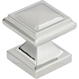 Atlas Homewares Wadsworth Knob 1 1/4 Inch Polished Chrome