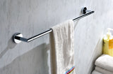 ANZZI AC-AZ010 Caster 2 Series 23.07 in. Towel Bar in Polished Chrome
