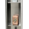 ALFI brand 8 x 36 Brushed Stainless Steel Vertical Triple Shelf Bath Shower Niche