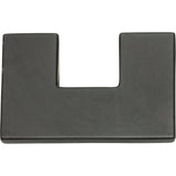 Atlas Homewares U Turn Knob 1 1/4 Inch (c-c) Modern Bronze