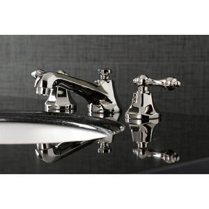 Kingston Brass KS4466AL 8 in. Widespread Bathroom Faucet, Polished Nickel