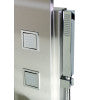 ALFI brand ABSP10 Modern Stainless Steel Shower Panel with 4 Body Sprays