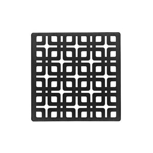 Infinity Drain KS 4 4” Strainer - Link Pattern for K 4, KD 4, KDB 4