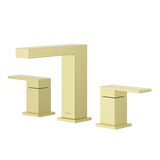 Dumont 2-Handle Widespread Lavatory Faucet in Spot Defense Brushed Gold
