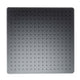 Matte Black Stainless Steel 20" Square Ultra-Thin Rain Shower Head