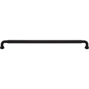 Top Knobs TK3206 Dustin Pull 12 Inch Center to Center - Flat Black