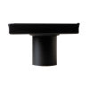 5" x 5" Black Matte Square Stainless Steel Shower Drain with Solid Cover
