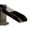 ALFI brand AB2843-BN Brushed Nickel Single Hole Floor Mounted Waterfall Tub Filler