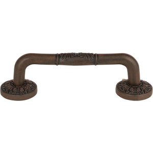 Atlas Homewares Hammered Medallion Pull 3 Inch (c-c) Rust