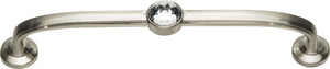 Atlas Homewares Legacy Crystal Bracelet Pull 5 1/16 Inch (c-c) Brushed Nickel